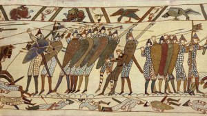 Norman tapestry of soldiers